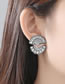 Fashion Gun Black Full Diamond Decorated Earrings