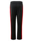 Fashion Black+pink Zipper Decorated Color Matching Pants
