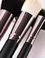 Fashion Black+white Geometric Shape Design Makeup Brushes(25pcs)