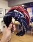 Fashion Red Stripe Pattern Decorated Hair Hoop