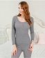 Fashion Dark Gray Thickening Design Pure Color Suits