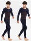 Fashion Coffee Stripe Pattern Design Thicken Men Suits
