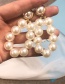 Fashion Gold Color Full Pearl Decorated Earrings