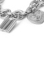 Fashion Silver Color Lock Shape Decorated Pure Color Bracelet