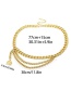 Fashion 130cm Gold 0405 Alloy Geometric Chain Fringe Waist Chain