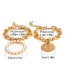 Fashion Gold Color Crab Pattern Decorated Bracelet
