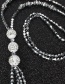 Fashion Silver Color Bead Decorated Necklace