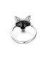 Fashion Silver Color Fox Shape Decorated Ring