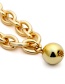 Fashion Gold Color Ball Shape Decorated Necklace
