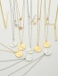 Fashion Gold Color Scorpio Shape Decorated Necklace