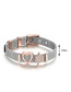 Fashion Silver Color+rose Gold Color Matching Decorated Simple Bracelet