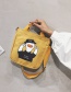 Fashion Black Duck Pattern Decorated Shoulder Bag