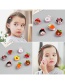 Fashion Multi-color Girl Pattern Decorated Hair Clip