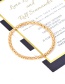 Fashion Gold Color Tassel&beads Decorated Bracelet(4pcs)