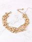 Fashion Gold Color Balls&chains Decorated Pure Color Bracelet