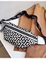 Fashion Gold Color Zippers Decorated Leisure Travel Bag