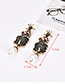 Fashion Red Beetle Shape Decorated Earrings
