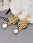 Fashion Gold Color Cactus Shape Decorated Jewelry Set