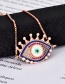 Fashion Rose Gold Eye Shape Decorated Bracelet