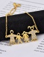 Fashion Gold Color Familay Shape Decorated Bracelet
