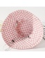 Fashion Navy Pure Color Decorated Sunshade Hat