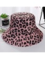 Fashion Black Leopard Pattern Decorated Sunshade Hat
