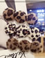 Simple Brown Leopard Pattern Decorated Hair Clip