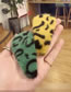 Fashion Coffee Leopard Pattern Decorated Hair Clip