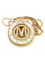 Simple Gold Color Letter Z Shape Decorated Necklace