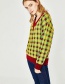 Fashion Multi-color V Neckline Design Sweater