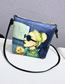 Fashion Multi-color Dog&girl Pattern Decorated Shoulder Bag