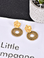 Fashion Brown Flower Shape Decorated Earrings