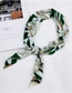 Lovely White Flamingo Pattern Decorated Wide Scarf