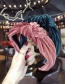 Fashion Claret Red Pure Color Decorated Hair Hoop