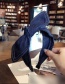 Fashion Dark Blue Bowknot Shape Decorated Hair Hoop