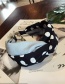 Fashion Blue+white Spot Pattern Decorated Hair Hoop