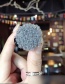 Fashion Black Pom Ball Decorated Hair Clip
