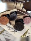 Fashion Khaki Pom Ball Decorated Hair Clip