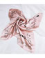 Lovely Beige Leaf Pattern Decorated Simple Scarf