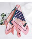 Lovely Pink Geometric Shape Pattern Decorated Scarf