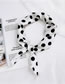 Lovely White Frame Pattern Decorated Scarf