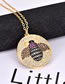 Fashion Rose Gold Beetle Pendant Decorated Necklace