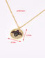 Fashion Gold Color Beetle Pendant Decorated Necklace