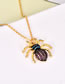 Fashion Gun Black Bigger Bee Pendant Decorated Necklace