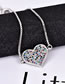 Fashion Gun Black Heart Shape Decorated Simple Bracelet