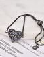 Fashion Silver Color Heart Shape Decorated Simple Bracelet