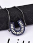 Fashion Gun Black Diamond Decorated U Shape Bracelet