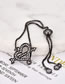 Fashion Gun Black Arrow&heart Shape Decorated Bracelet