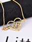 Fashion Gold Color Electrocardiogram&heart Shape Decorated Bracelet