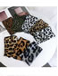 Fashion Light Gray Leopard Pattern Decorated Scarf